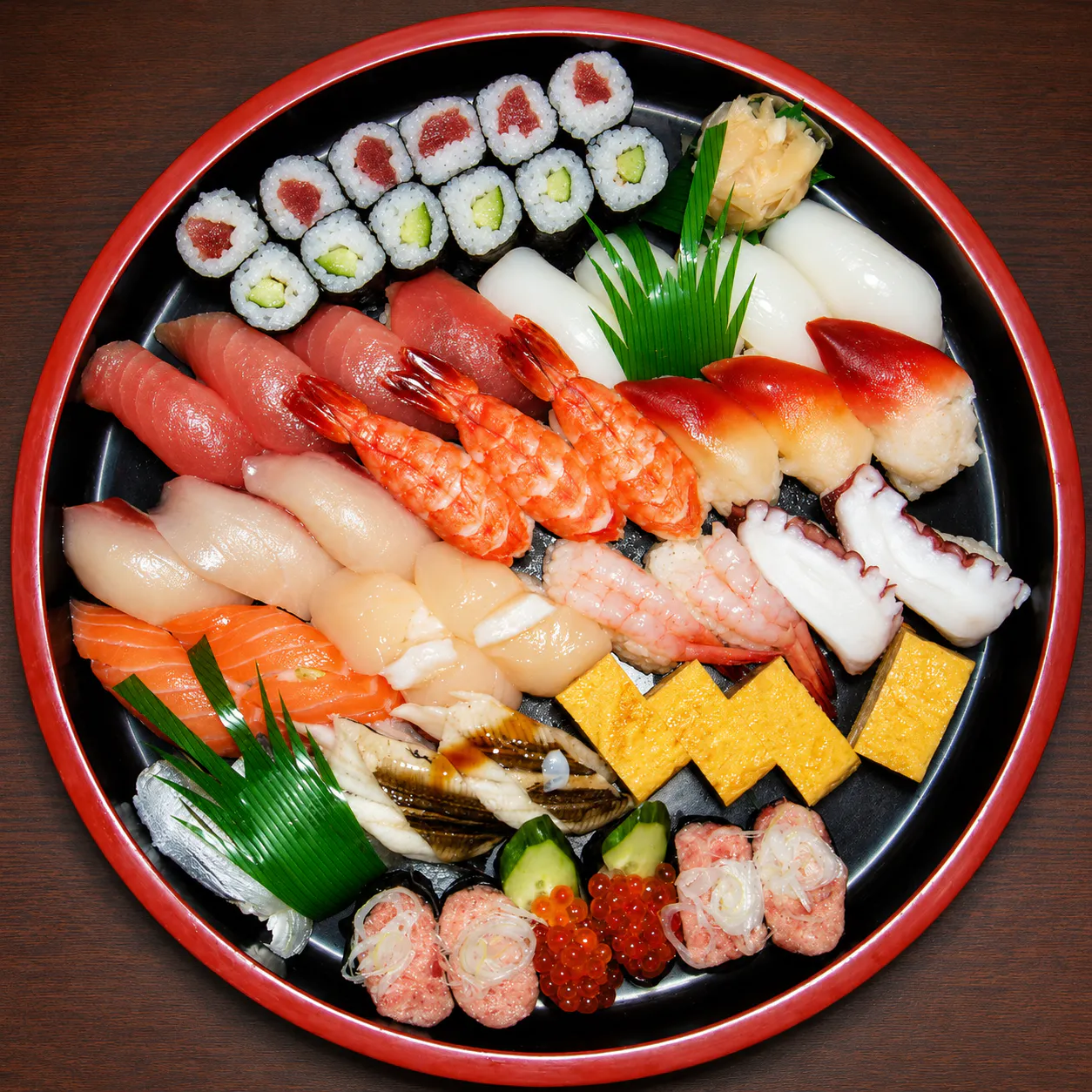Deluxe Sushi Platter at Jade Bistro, Pan-Asian Fusion Restaurant in Suffern