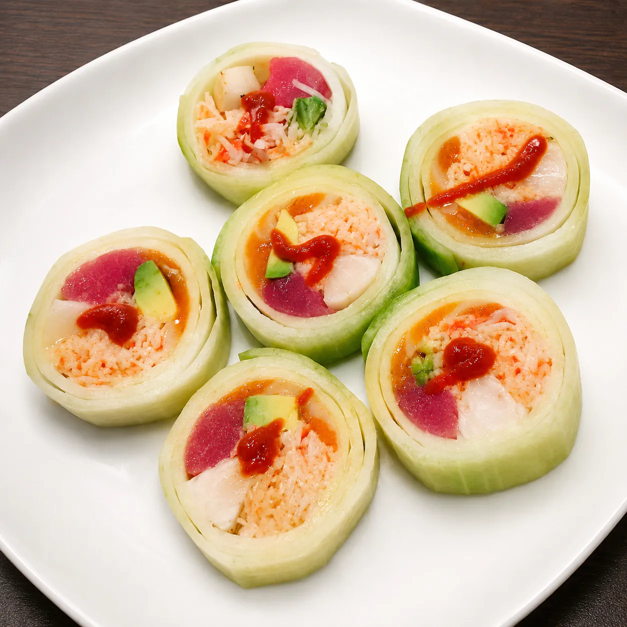 Naruto Sushi Roll at Jade Bistro, Pan-Asian Fusion Restaurant in Suffern